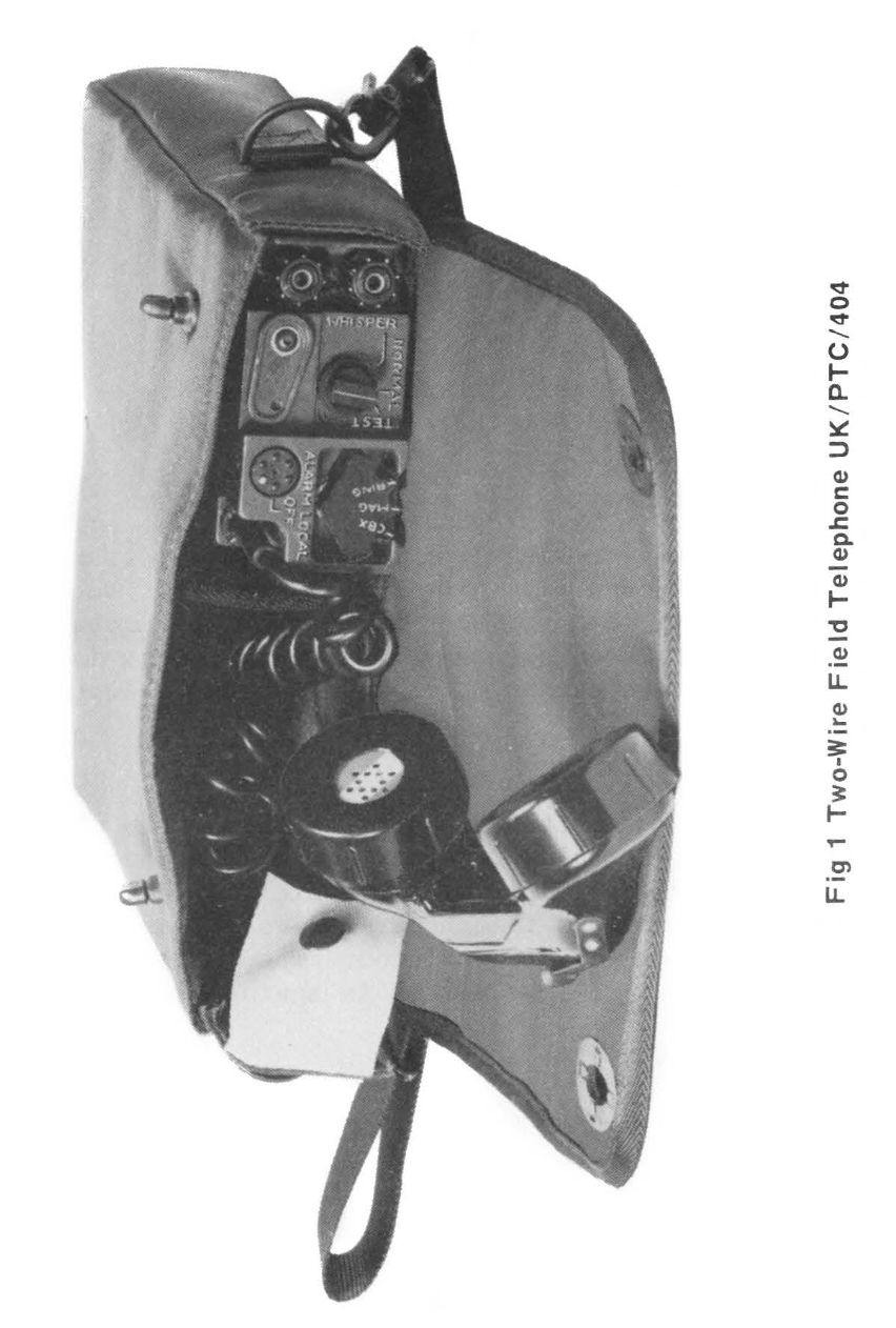 Field Telephone, UK/PTC/404