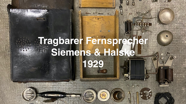 Episode 12 - Siemens & Halske Tragbarer Fernsprecher, 1929