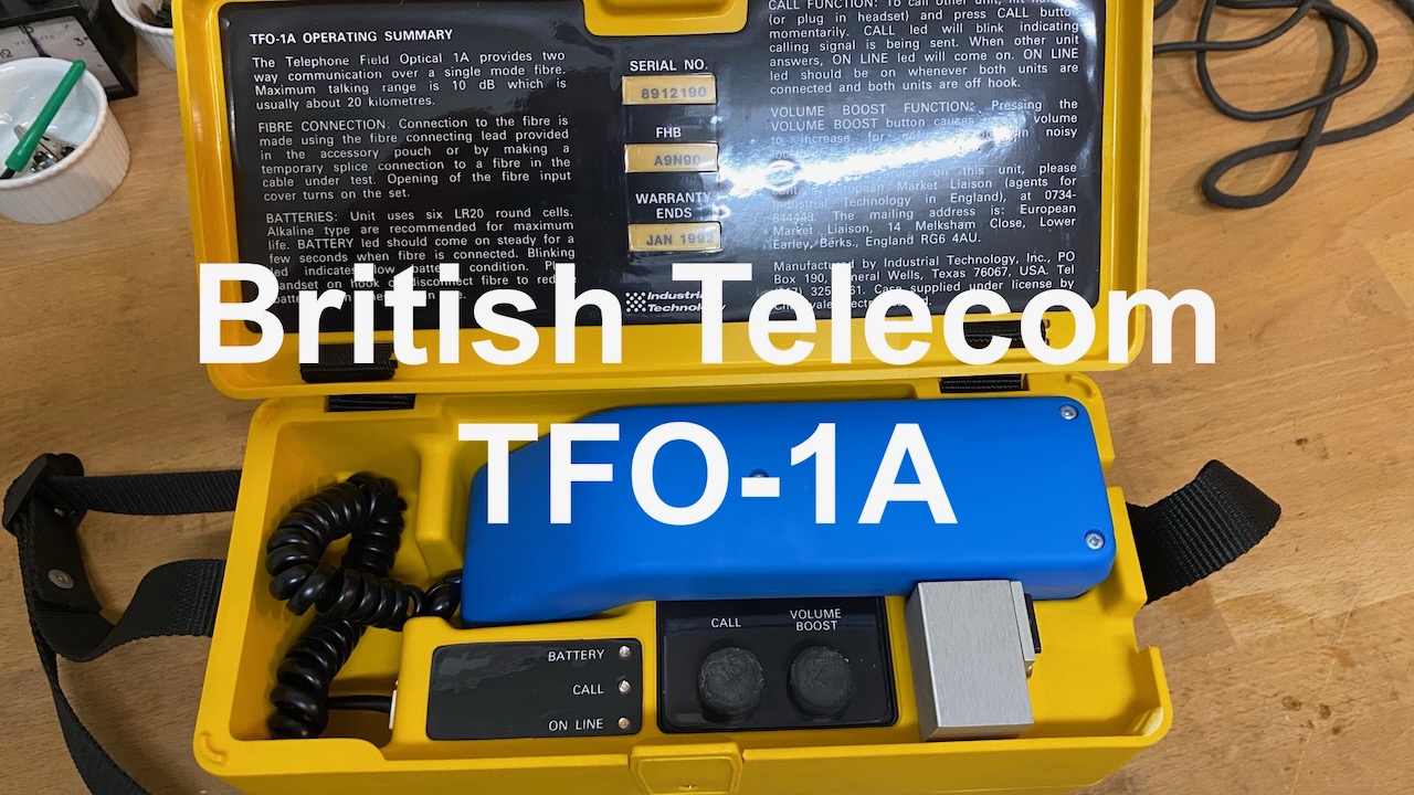 Episode 80 - BT Telephone Field Optical 1A, 1989